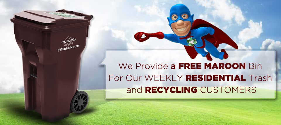 Brazos Valley Trash Valet Recycling Services Banner 6