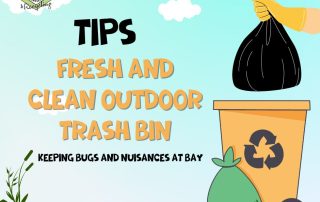 Fresh and Clean Outdoor Trash Bin