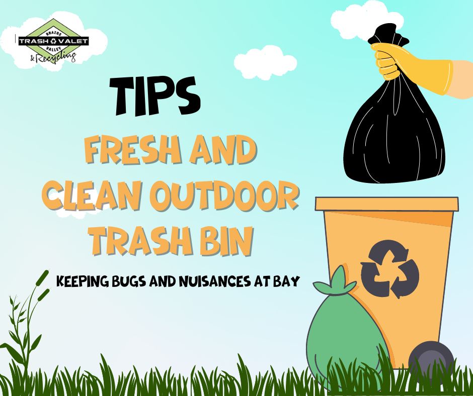 Fresh and Clean Outdoor Trash Bin