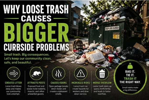Why Loose Trash Causes Bigger Curbside Problems